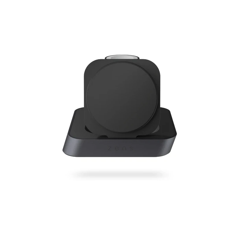 ZENS Nightstand Charger Pro 2 - ładowarka bezprzewodowa Qi2 15W do dwóch urządzeń kompatybilna z MagSafe (black)