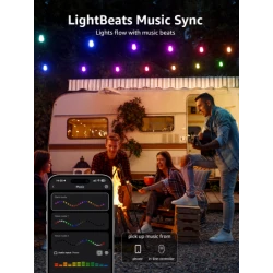 Lepro 30M ZB1 AI Outdoor String Lights - inteligentne wielokolorowe lampki zewnętrzne (30 m)