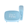 myFirst Voice 2 - zestaw do karaoke dla dzieci - mikrofon i głośnik bezprzewodowy z efektami modyfikacji dźwięku (blue)