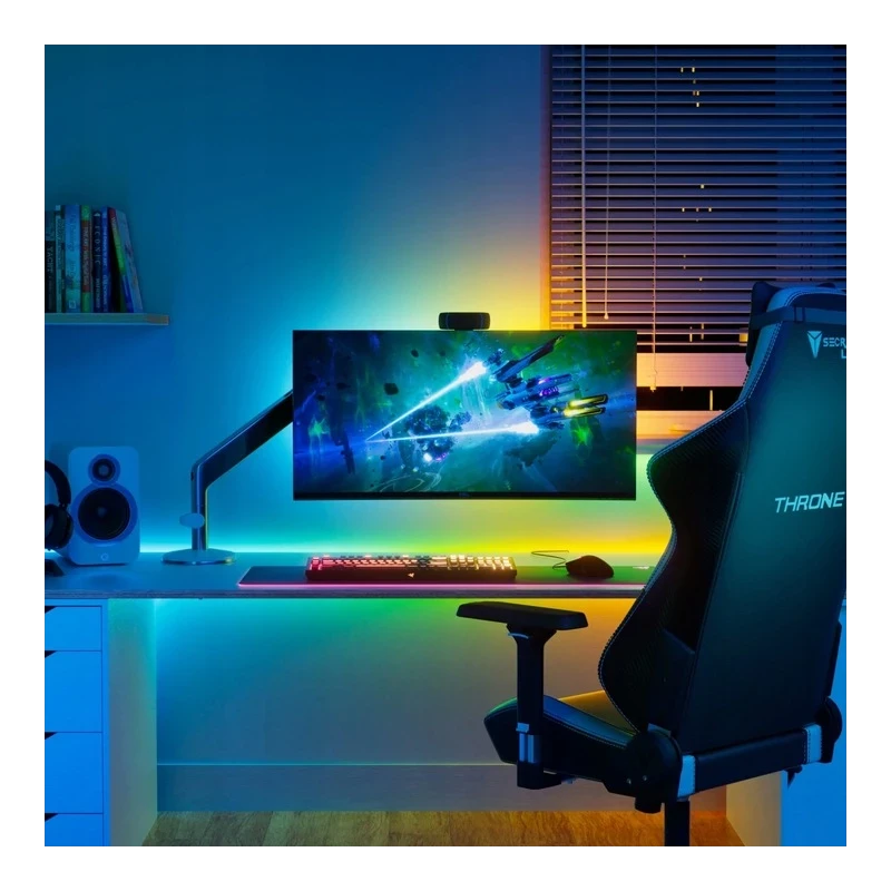 Nanoleaf Essentials Smart Multicolour HD Lightstrip Starter Kit - taśma ledowa 5m, 550 Lm 18W 2700K-6500K, kontroler w zestawie 