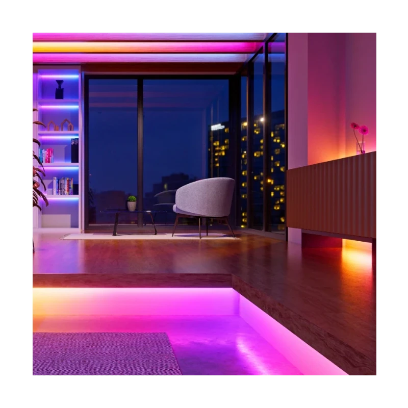 Nanoleaf Essentials Smart Multicolour HD Lightstrip Starter Kit - taśma ledowa 5m, 550 Lm 18W 2700K-6500K, kontroler w zestawie 