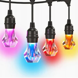Nanoleaf Outdoor String Light Girlanda Ogrodowa 30m Matter, Wi-Fi, iOS IP65