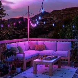 Nanoleaf Outdoor String Light Girlanda Ogrodowa 15m Matter, Wi-Fi, iOS IP65