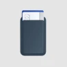 Satechi Vegan-Leather Wallet Stand portfel, podstawka iPhone skóra MagSafe (blue)
