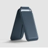 Satechi Vegan-Leather Wallet Stand portfel, podstawka iPhone skóra MagSafe (blue)
