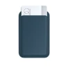 Satechi Vegan-Leather Wallet Stand portfel, podstawka iPhone skóra MagSafe (blue)