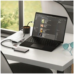 Satechi USB-C Multiport Adapter 8K USB-C, HDMI, 3x USB 3.2 Gen2 10Gbps, SD