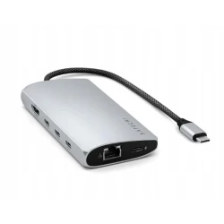 Satechi USB-C Multiport Adapter 8K USB-C, HDMI, 3x USB 3.2 Gen2 10Gbps, SD