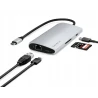 Satechi USB-C Multiport Adapter 8K USB-C, HDMI, 3x USB 3.2 Gen2 10Gbps, SD