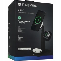 Mophie Extendable 3w1 regulowana stojąca ładowarka bezprzewodowa MagSafe