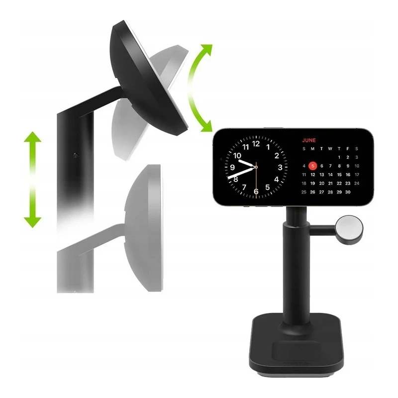 Mophie Extendable 3w1 regulowana stojąca ładowarka bezprzewodowa MagSafe