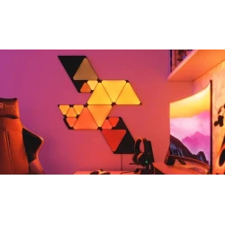 Nanoleaf Shapes Black Mini Triangles Expansion Pack (10 paneli świetlnych)