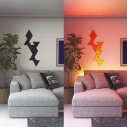 Nanoleaf Shapes Black Mini Triangles Expansion Pack (10 paneli świetlnych)