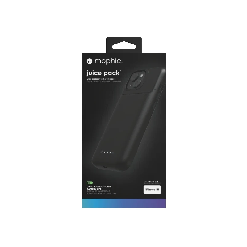 Mophie Juice Pack (2400 mAh) solidna obudowa z powerbankiem iPhone 15
