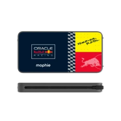 Mophie Powerstation Plus 10K Redbull Racing - powerbank 10000mAh, zintegrowany kabel USB-C oraz lightning (1x port USB-C)