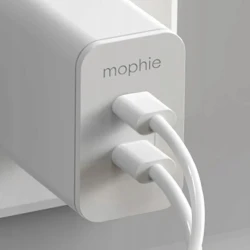 Mophie Gan Charger - ładowarka sieciowa 45W (2x USB-C) (white)