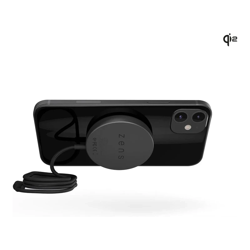 ZENS Aluminium Pro 1 ładowarka bezprzewodowa Qi2 15W kompatybilna z MagSafe