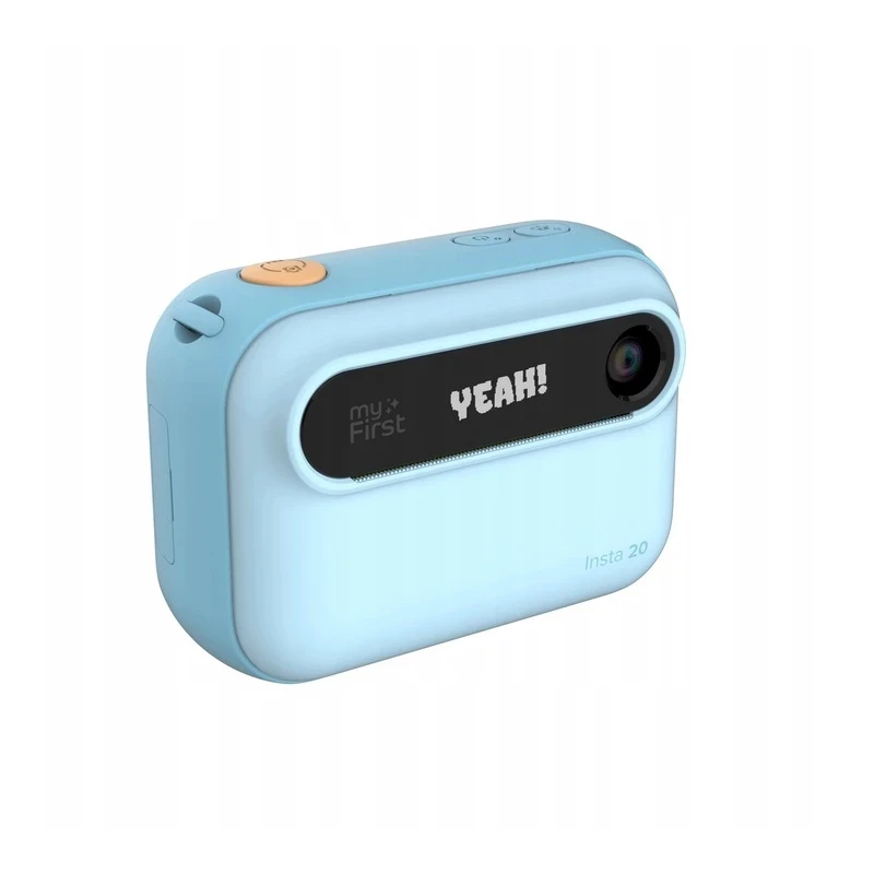 myFirst Camera Insta 20 - aparat natychmiastowy dla dzieci z drukarką i możliwością drukowania etykiet, ekranem 3" Full HD IPS i