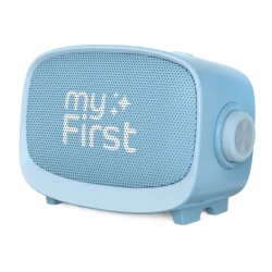 myFirst Voice 2w1 karaoke dla dzieci mikrofon głośnik bezprzewodowy BT 5W (blue)