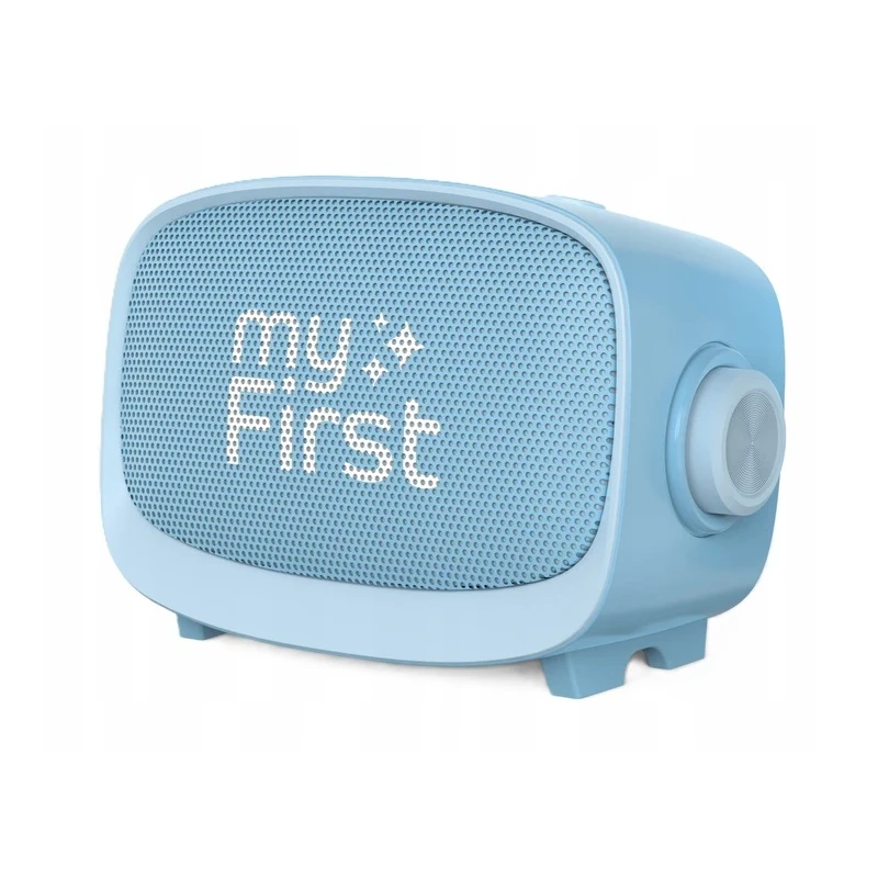 myFirst Voice 2 - zestaw do karaoke dla dzieci - mikrofon i głośnik bezprzewodowy z efektami modyfikacji dźwięku (blue)