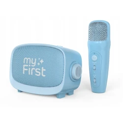 myFirst Voice 2w1 karaoke dla dzieci mikrofon głośnik bezprzewodowy BT 5W (blue)