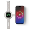 Native Union Voyage 2-in-1 Qi2 Wireless Charger - bezprzewodowa ładowarka podróżna Qi2 15W do dwóch urządzeń kompatybilna z MagS