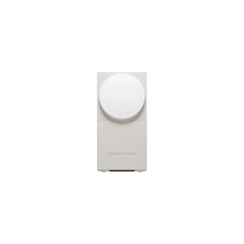 Native Union Rise 2-in-1 Qi2 Wireless Charger - bezprzewodowa ładowarka Qi2 15W do dwóch urządzeń kompatybilna z MagSafe (sandst