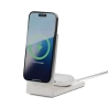 Native Union Rise 2-in-1 Qi2 Wireless Charger - bezprzewodowa ładowarka Qi2 15W do dwóch urządzeń kompatybilna z MagSafe (sandst