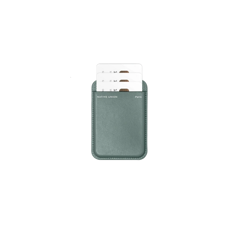 Native Union (Re)Classic Wallet - skórzany portfel kompatybilny z MagSafe (slate green)