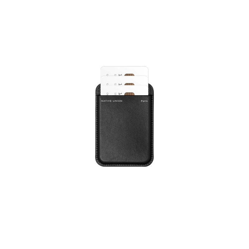 Native Union (Re)Classic Wallet - skórzany portfel kompatybilny z MagSafe (black)