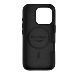 Pomologic CoverCase - silikonowa obudowa ochronna do iPhone 16 Pro kompatybilna z MagSafe (black)