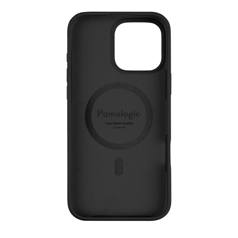 Pomologic CoverCase - silikonowa obudowa ochronna do iPhone 16 Pro Max kompatybilna z MagSafe (black)