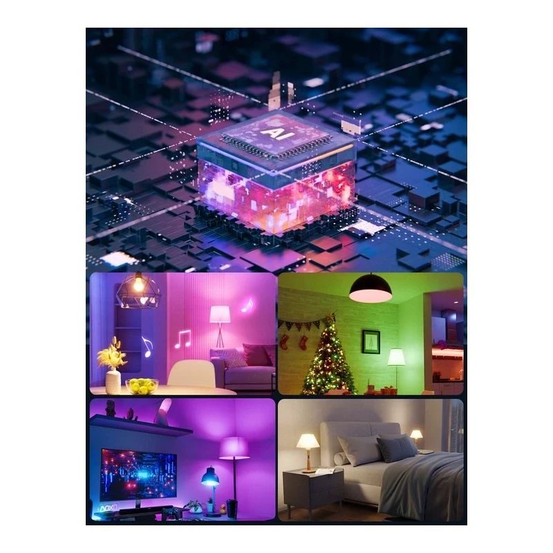Lepro B1 AI Smart Bulb E27 - inteligentne żarówki E27 (4szt)