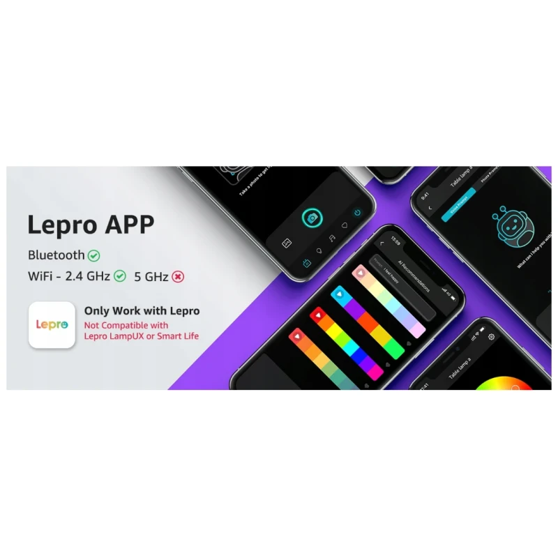 Lepro B1 AI Smart Bulb E27 - inteligentne żarówki E27 (2szt)