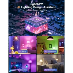 Lepro B1 AI WiFi BT Smart Bulb E27 inteligentne żarówki RGB 8,5W (1szt)