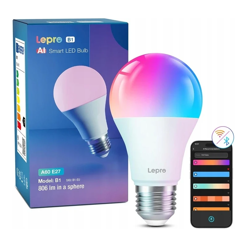 Lepro B1 AI Smart Bulb E27 - inteligenta żarówka E27