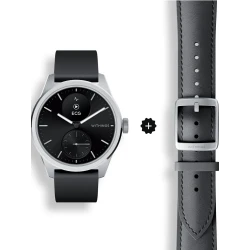 Withings Scanwatch 2 zegarek smartwatch puls EKG 42mm zestaw skórzany pasek