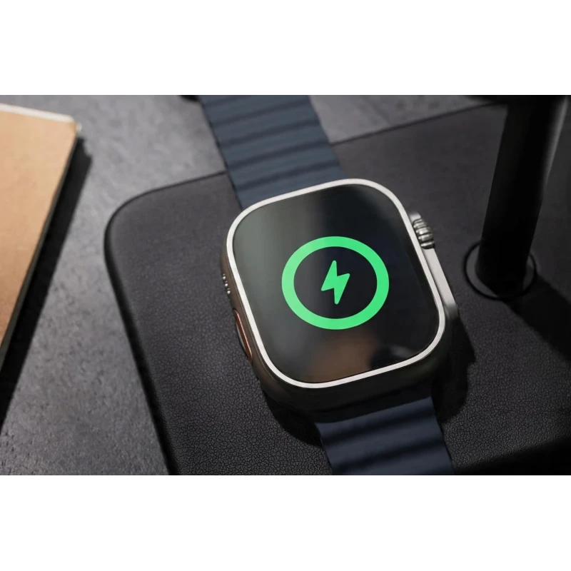 Twelve South HiRise 3 Deluxe (2024) - stojąca ładowarka bezprzewodowa Qi2 do trzech urządzeń kompatybilna z MagSafe (black)