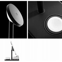 Twelve South HiRise 3 Deluxe ładowarka bezprzewodowa Qi2 3w1 MagSafe czarna