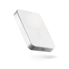 ZENS Slim Qi2 Aluminium Powerbank - magnetyczny powerbank 10000 mAh kompatybilny z MagSafe i Qi2 (white)