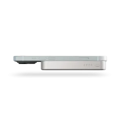 ZENS Slim Qi2 Aluminium Powerbank - magnetyczny powerbank 10000 mAh kompatybilny z MagSafe i Qi2 (white)