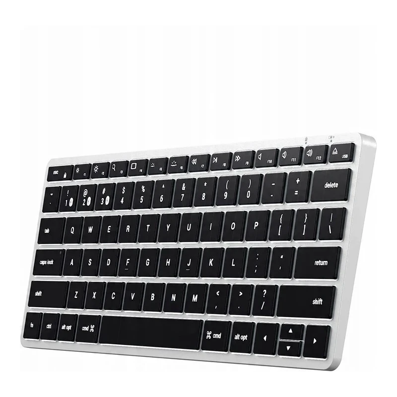 Satechi Slim X1 - klawiatura Bluetooth do trzech urządzeń USB-C (silver)