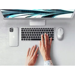 Satechi Slim X1 - klawiatura Bluetooth do trzech urządzeń USB-C (silver)