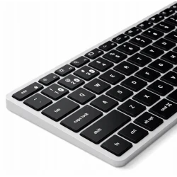 Satechi Slim X1 - klawiatura Bluetooth do trzech urządzeń USB-C (silver)