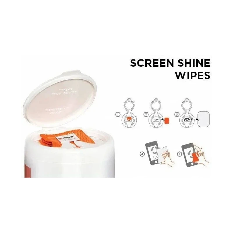 Whoosh Wipes - chusteczki do czyszczenia ekranów (70 sztuk)