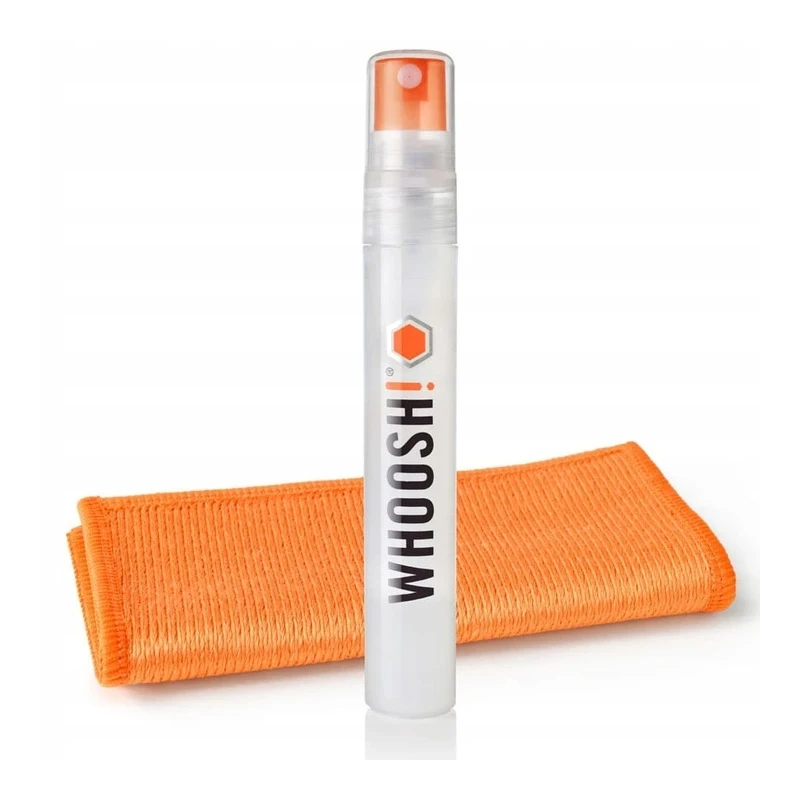 Whoosh Pocket - spray do czyszczenia ekranów 8ml + ściereczka z mikrofibry