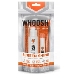 Whoosh Duo spray do czyszczenia ekranów 100ml + spray 8ml + 2 ściereczki