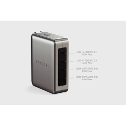 Satechi 4-Port GaN Travel Charger - ładowarka podróżna 140W 4x USB-C