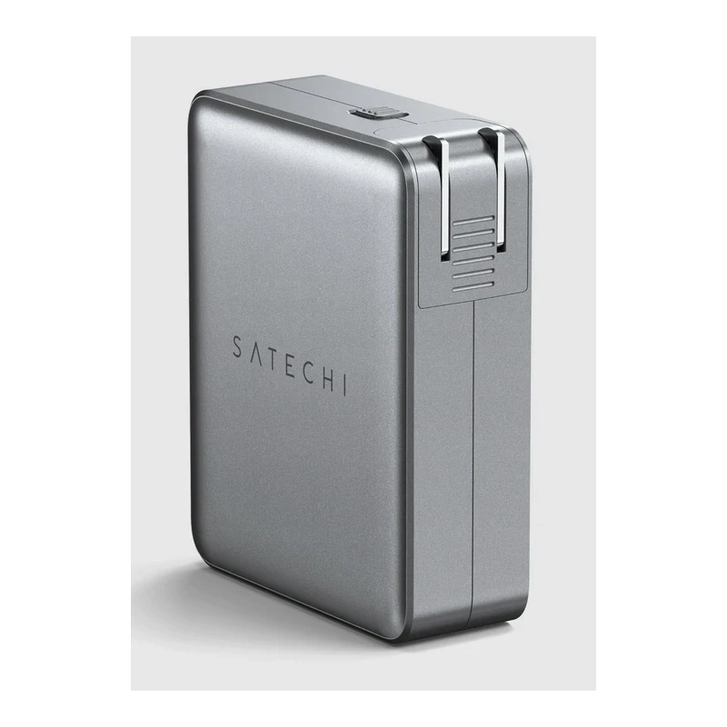 Satechi 4-Port GaN Travel Charger - ładowarka podróżna 145W  z 4 adapterami do gniazdek - US, UK, EU, AS (4x USB-C)