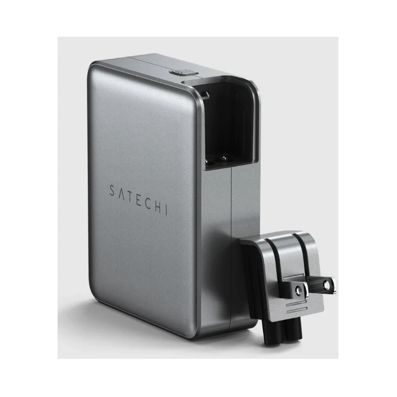 Satechi 4-Port GaN Travel Charger - ładowarka podróżna 145W  z 4 adapterami do gniazdek - US, UK, EU, AS (4x USB-C)